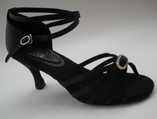 Free Shipping! Fashion Women Latin Dance Shoes Wholesale with No MOQ Custom-made Satin Shoes