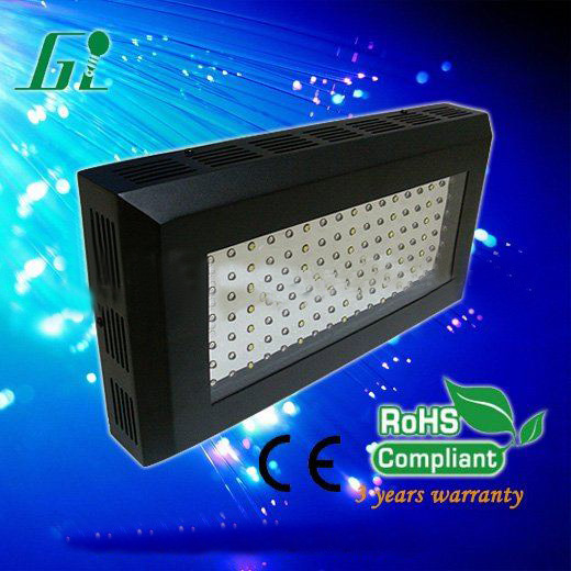 (one Cord and Two Switches)Free Shipping 120w Led Aquarium Light for Coral and Reef Growing (CE&RoHs)