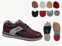 Supreme Men's Bowling Shoes Full Leather Brown Competition Shoes S-01-6 Free Shipping