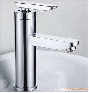 Free Shipping!Basin Faucet, Hot and Cold Taps, Basin (brass + Stainless Steel)