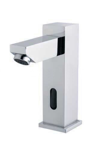 Freeshipping Brass Square Bathroom Basin Automatic Faucet