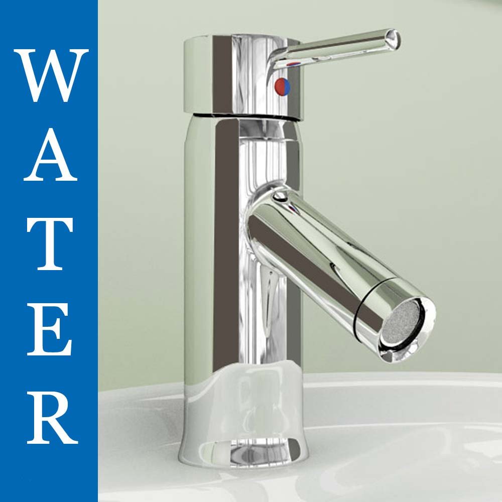Modern Fashion Chrome Brass Bathroom Basin Faucet / Mixer Tap F17