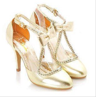 100% Genuine Leather Lady Heels Latest Princess Cheap Lady Shoes