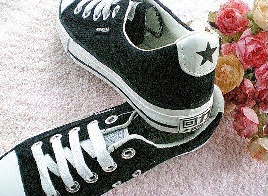 Shanghai Warrior Warrior Sneakers Authentic Classic Black Canvas Sneakers Sex Couples WXY-45