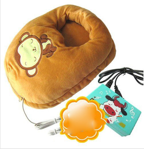 Wholesale Rechargeable USB Foot Warmers Shoes - Monkey 30pcs/lot Freeshipping