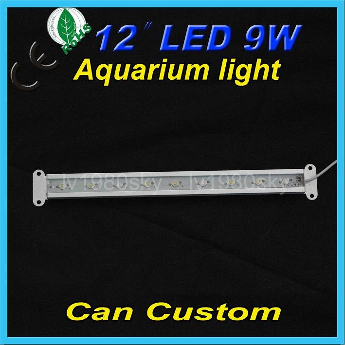9W DIY Waterproof Aquarium Coral Reef Tank White Blue LED Grow Light Wholesale Retail Sales