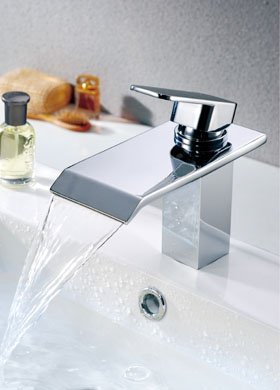 [High-grade]Luxury Free Shipping 02711-1 Basin Mixer Waterfall Faucet Brass Tap