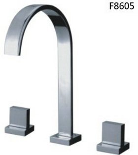 Bathroom Faucet Double Lever Antique Mixer - Liajifaucet - F8605