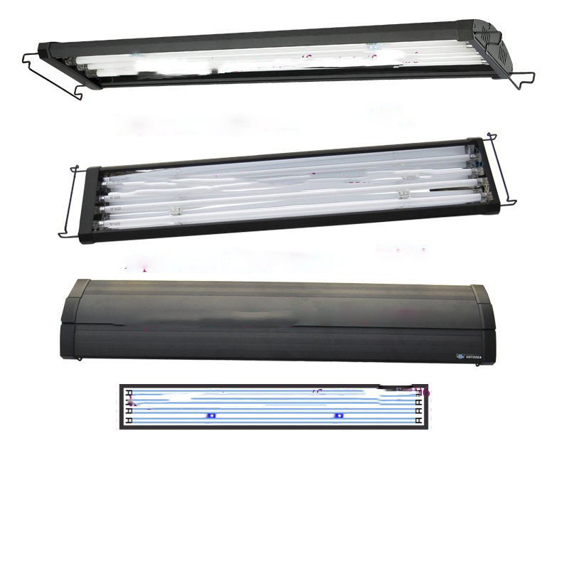 ODYSSEA 20" T5 HO Quad Lamp Fish Tank Aquarium Lighting Fixtures 72W Plant Version