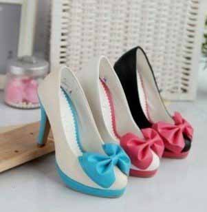 Classic High-Heeled 100% PU Shoes Cheap Fashion Ladies' Dress Shoes