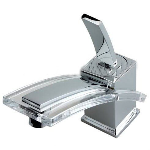 Freeshipping Rabbit Single Handle Glass Bathroom Basin Tap