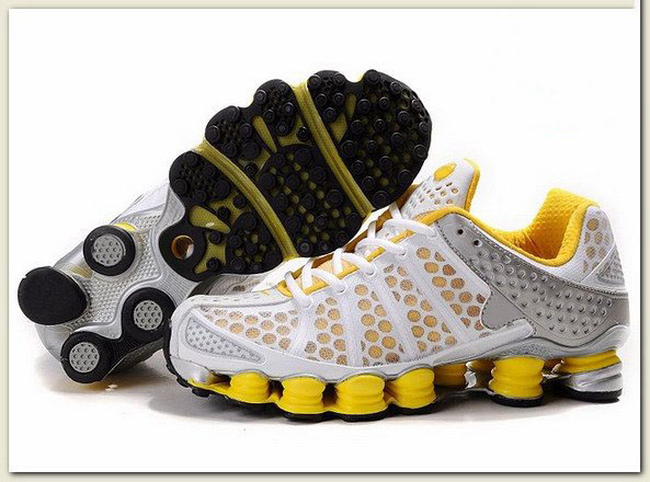 Wholesale Sports Star Classic III 3 Athletic Men's Running Shoes (white / Metallic Silver / Black / Yellow)
