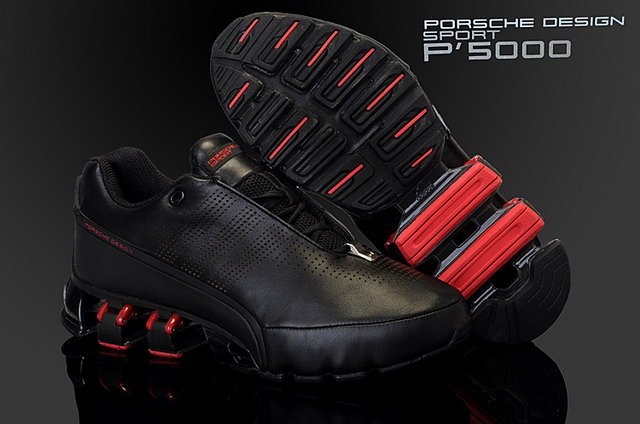 Men's Running Shoes Men's BOUNCE Shoes Men's Athletic Shoes Real Leather Size 40-45 Coulour Red Drop Ship