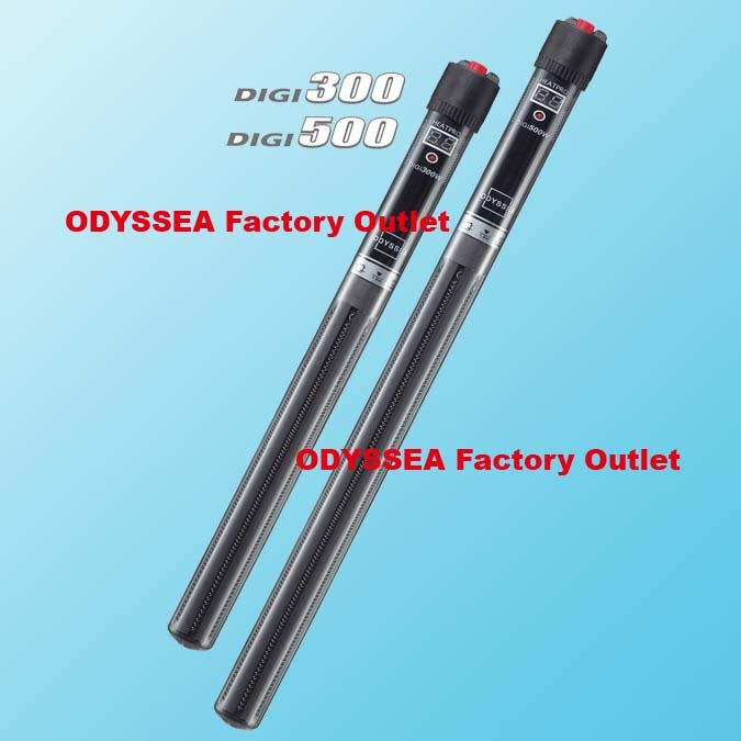 ODYSSEA Factory Outlet,Wholesale Submersible Aquarium Quartz LED Heater Digital 500W,500L