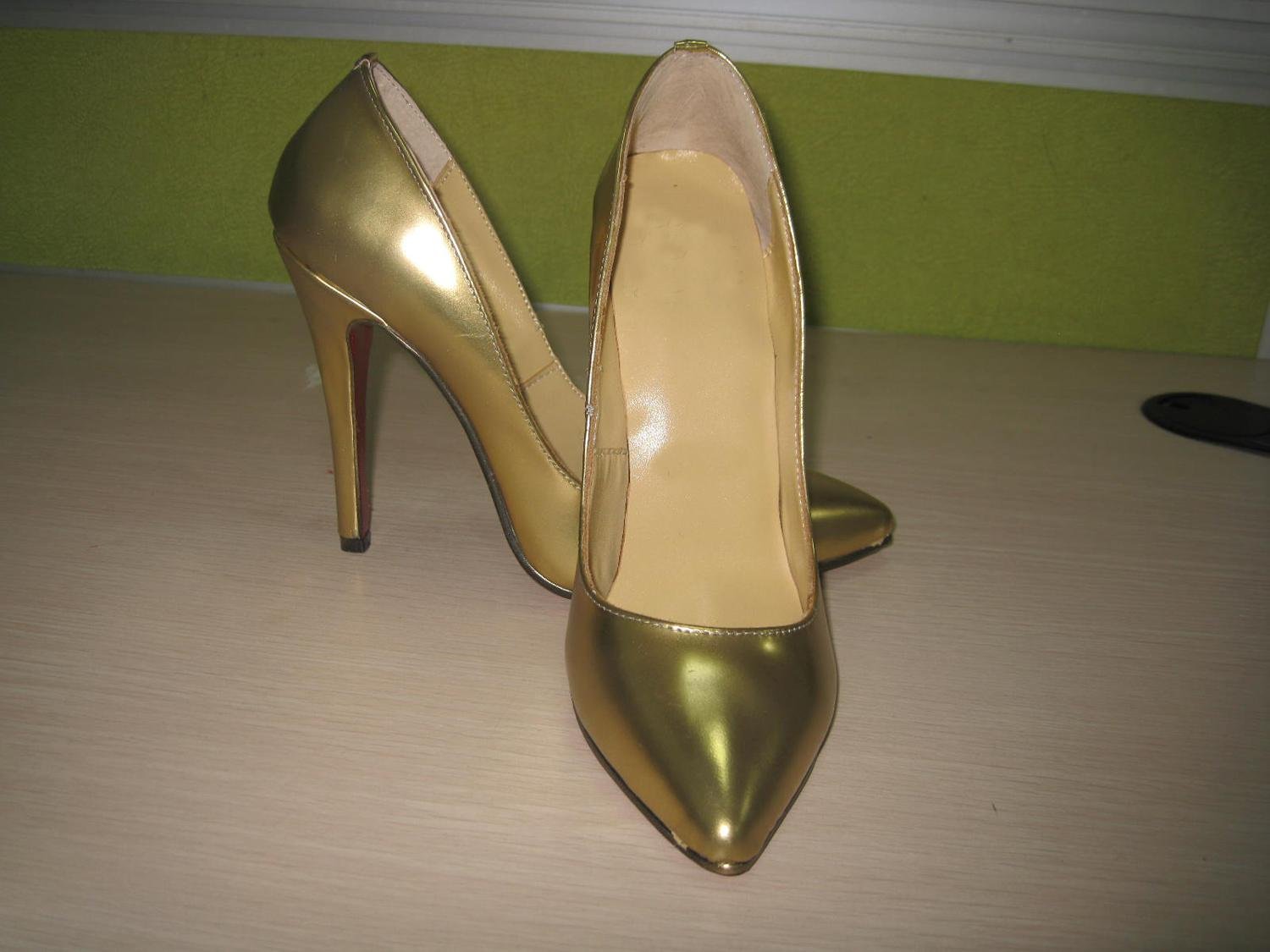 2011 Women Dress Shoes High Heeled Leather Dress Shoes