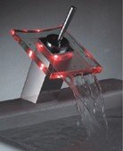 Single Lever Glass Light Faucet Tap W8633