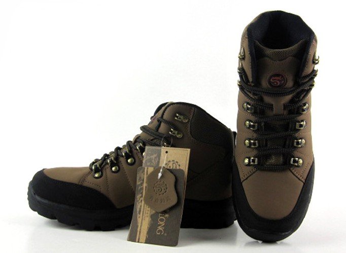 2010 Hot Sale New Style Men's Lacing Antiskid Rubber Leather Outdoor Sports Shoes Running Shoes Travel Shoes
