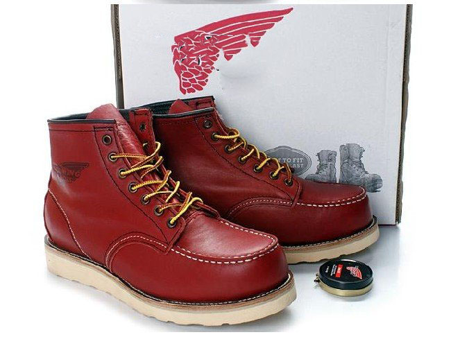 Free Shipping!Authentic Brande Men's Red Wing Shoes Classic Lifestyle Boot, Five Color, Original Gifts Shoe Polish, Size:40-45
