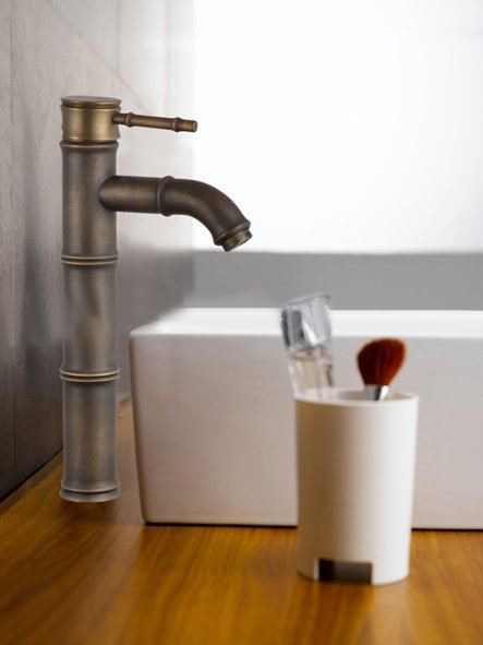 Single Handle Antique Brass Bamboo Bath MixerQ5112 (Free Shipping EMS)