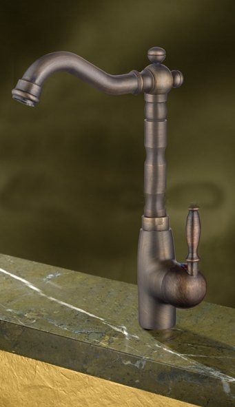 Single Handle Antique Brass Kitchen Sink Faucet Q5152 (Free Shipping EMS)