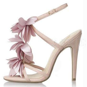 Women's Fashion Elegant Sexy High Heel Shoes Romantic Flora Sandals