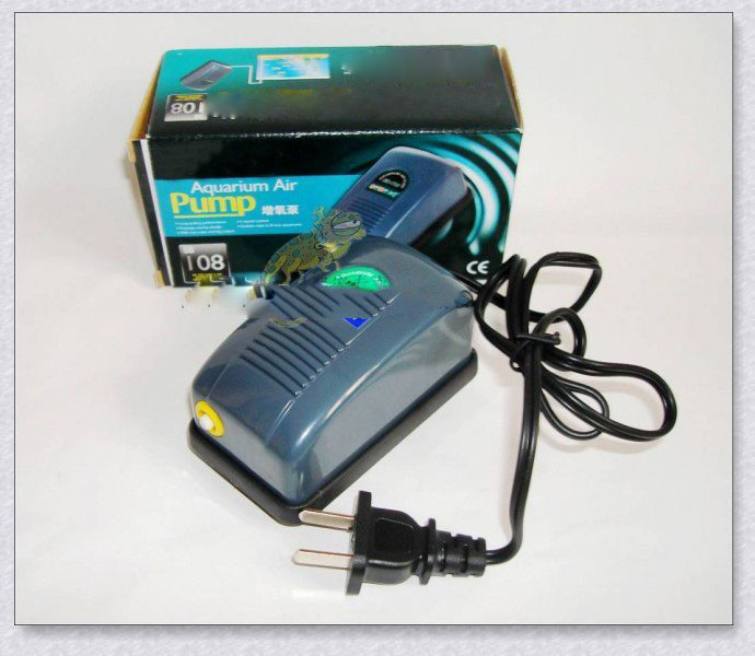 Aquarium Fish Tank Air Pump 2.5W 180L/Hr One Outlet Quiet