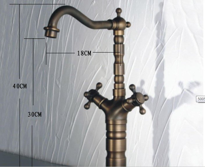 Oil Rubber Bronze Antique Brass New Basin Single Hole Single Handle Brand Faucet+wholesale & Retail+high Quality