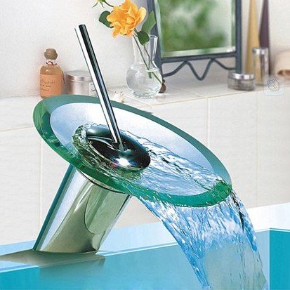 Dropship Welcome Handle Brass Chrome Bathroom Sink Waterfall FaucetTap+Chrome Finishing+100% Guaranteed+Free Shipping
