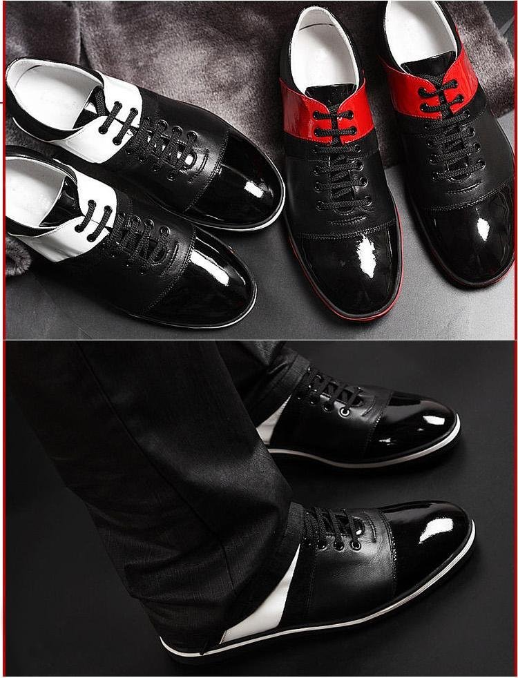 SHIPPING FREE Mens Fashion Casual Wear High Ankle Leather Snaker Sports Shoes Boots 2Colors 39 40 41 42 43 44