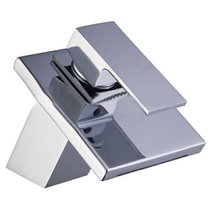 Retail - Luxury Brass Square Faucet, Mixer Tap, Deck Mounted, Chrome Finish, Free Shipping By DHL X10037B2