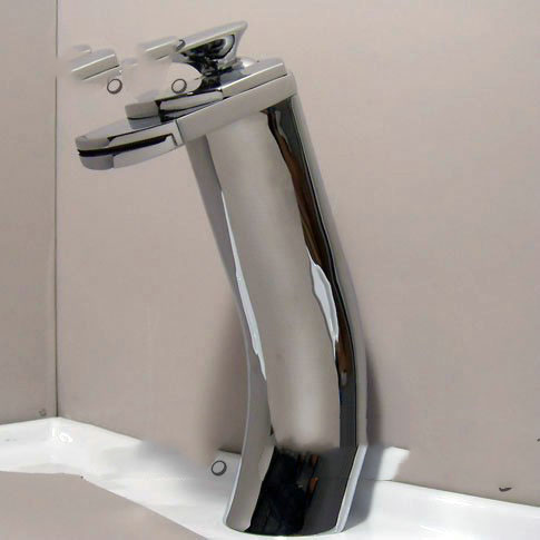 SYY-F0048B Big Mouth Waterfall Bathroom Sink Faucet