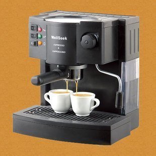 Free Shipping.High Quality 15Bar Espresso Cappuccino Coffee Machine with Advanced Heater and High Efficiency Pump System