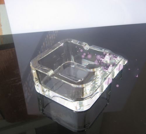 Freeshipping,K9 Crystal Ashtray100MM,high Quality Low Whole Sales Price From Real Manufacturer, Best Gift Choice!