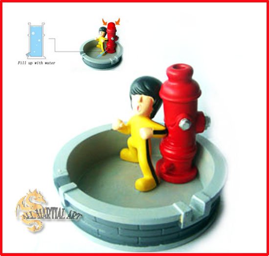 Free Shipping Quality Gifts Kung Fu Legend Bruce Lee Series Ashtray (GT0003) !