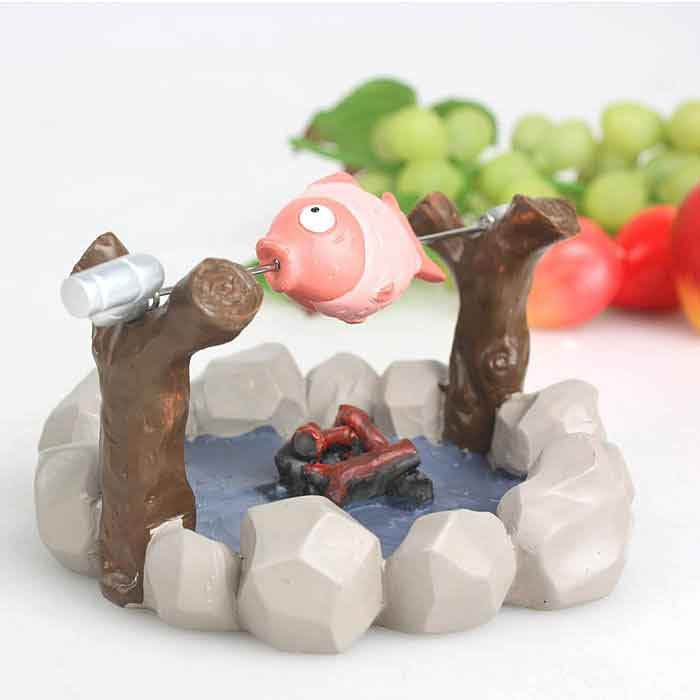 BBQ Roasting Fish Ashtray--Creative Home Decoration Toy