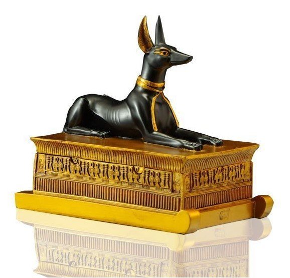 * * Mysterious Egypt * * Anubis Ashtray Collection. Place Adorn Free Shipping