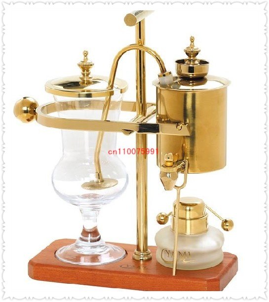 Belgium Royal Coffee Maker --Golden 450cc (Vacuum Syphon Coffee Maker ) Free Shipping