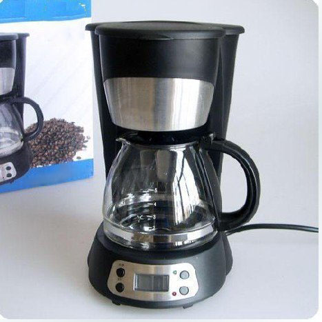 CE Approved,Household American Style Drip Coffee Machine/maker, Adjustable Time Setting, Auto Warm Keeping,365Days Warranty