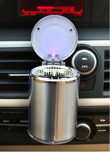 Sever Type Luxry Siga Holder with Led Car Ashtray