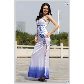 Beautiful Sexy Evening Dress Sheath Strapless Floor Length 01AB