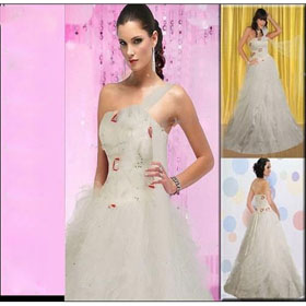 AH1128 Wedding Dress Bridal Gown Strapless Floor Length
