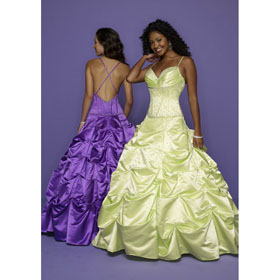 M003 Elegant Chameleon Floor Length Ball Dress+free Shipping