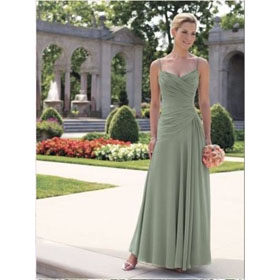 Bridesmaid Dress Floor Length. Skirt Length Can Be Changed to Tea-length or Knee-length