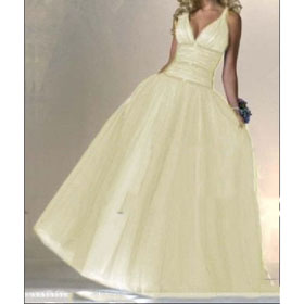 New Floor Length Beaded Prom Wedding Bridal Dresses JH938
