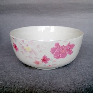 Guaranteed 100% ,12 Pieces/lot , Fashionable Household Requisite Tableware of Pottery and Porcelain Bowl ,six Inches
