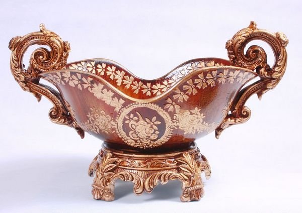 Size 41*19*24cm Promotion Gift Craft Ancient Fruit Plate Dish