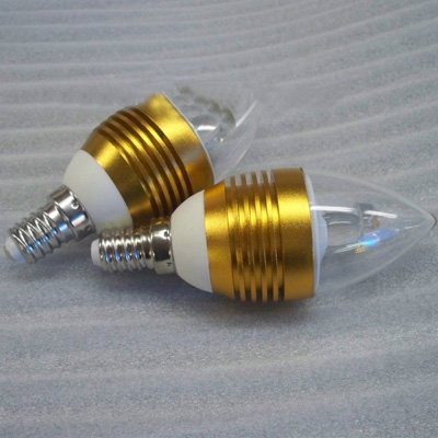Golden Led Candle Bulb E14 Free Shipping Worldwidely with Cree Leds