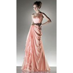 OEM-A752)July Lover Tale,2011 Sleeves Chiffon and Lace Floor Length Plus Size Bridal Evening Dress.evening Gown Formalwear