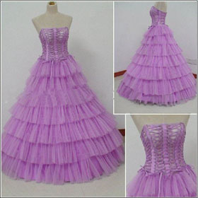 2011 Drop Shipping Free Freight Cost Ball Gown Organza Floor Length Strapless Empire Wedding Dress ED2062