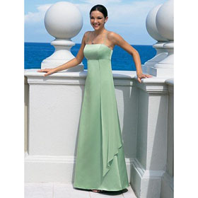 Halter Tissue Chiffon Floor Length/evening Dress Prom Grad Ceremony Party Bridesmaid Dresses